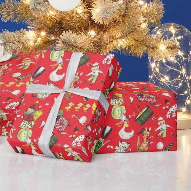 Weihnachtsspielzeug-Trommel Soldat Jack in Box Geschenkpapier (Feiertage)