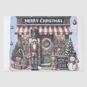 Weihnachtsspielzeugladen Seidenpapier
