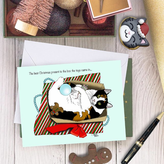 Weihnachtsspielzeugschachtel Karte (Von Creator hochgeladen)