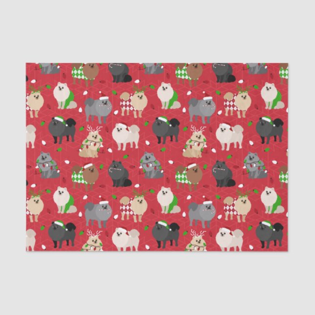 WeihnachtsSpitze Seidenpapier (Vorderseite)