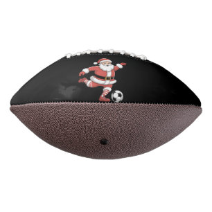 Weihnachtssport in Santa Plays Fußball Football