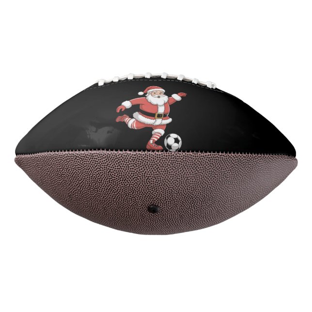 Weihnachtssport in Santa Plays Fußball Football (Gedreht 270)