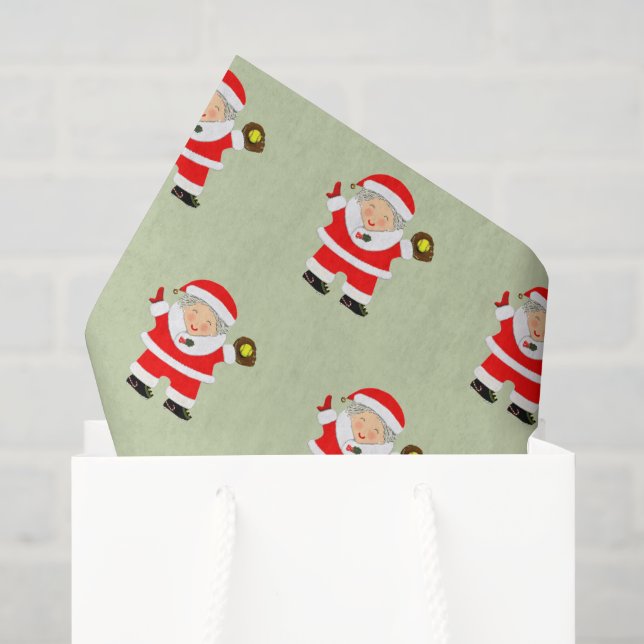 Weihnachtssportsoftware Seidenpapier (Geschenktüte)