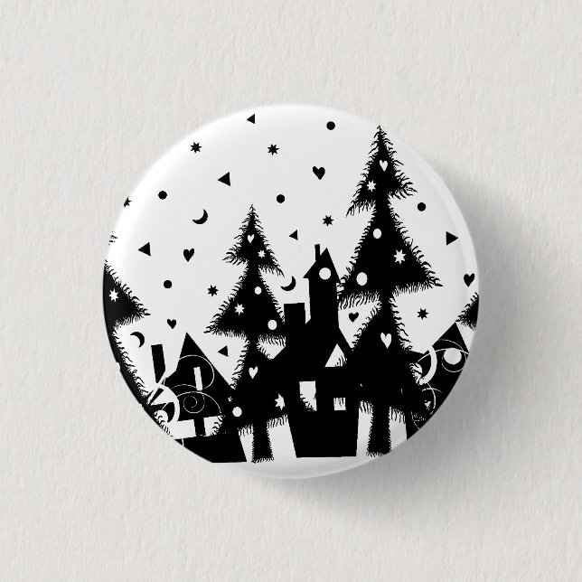 Weihnachtsstadt Button (Vorderseite)