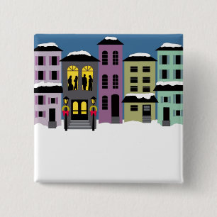 Weihnachtsstadt ~ Buttons