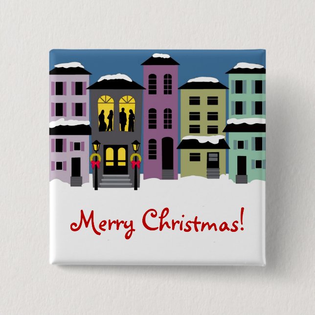Weihnachtsstadt ~ Buttons (Vorderseite)