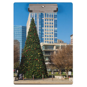 Weihnachtsstadt Dallas Klemmbrett