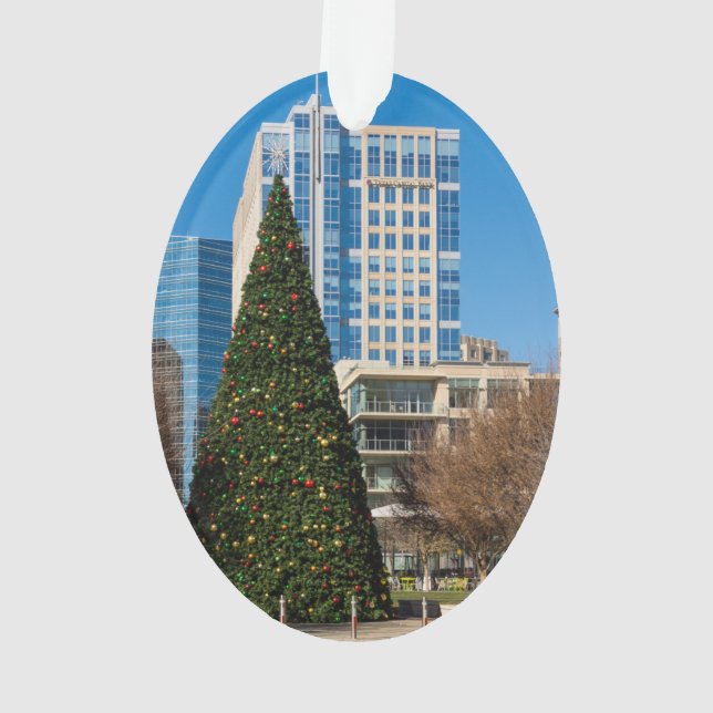 Weihnachtsstadt Dallas Ornament (Rückseite)
