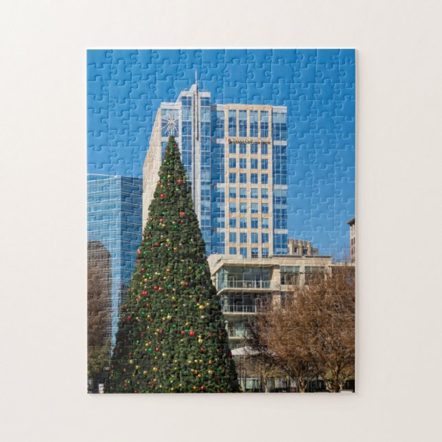 Weihnachtsstadt Dallas Puzzle (Vertikal)
