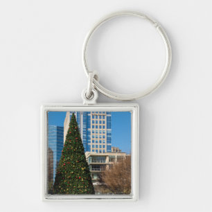 Weihnachtsstadt Dallas Schlüsselanhänger