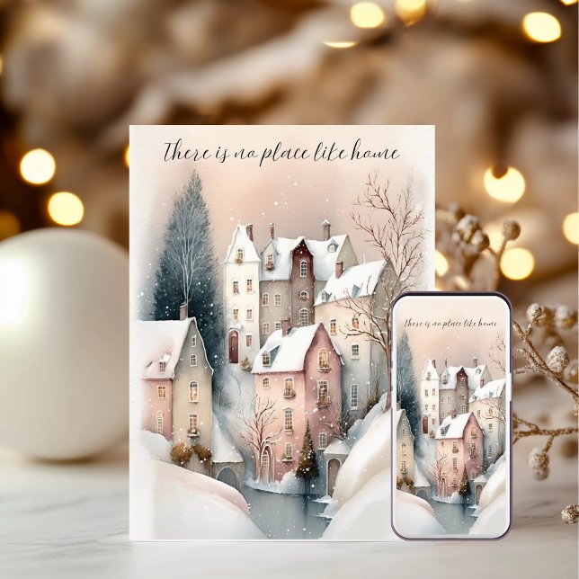 Weihnachtsstadt Feiertagskarte (Von Creator hochgeladen)