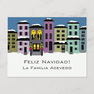 Weihnachtsstadt ~ Postcard Modern Feiertagspostkarte