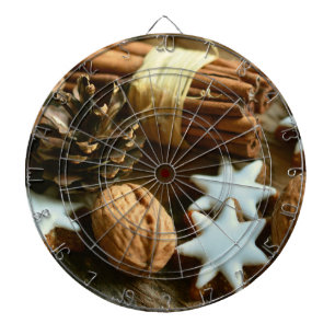 Weihnachtsstangen und Sterne Dartscheibe