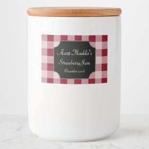 Weihnachtsstanzmarken für Red Food Geschenkartikel Lebensmitteletikett