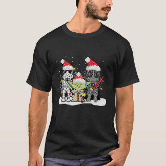 Weihnachtsstars Funny Santa Sci Fi Wars-Xmas Holid T-Shirt