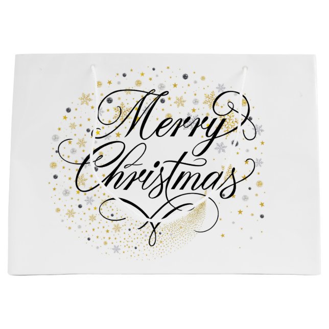 Weihnachtsstars Große Geschenktüte (Vorderseite)