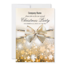 Weihnachtsstars Sparkle Corporate Party Einladung