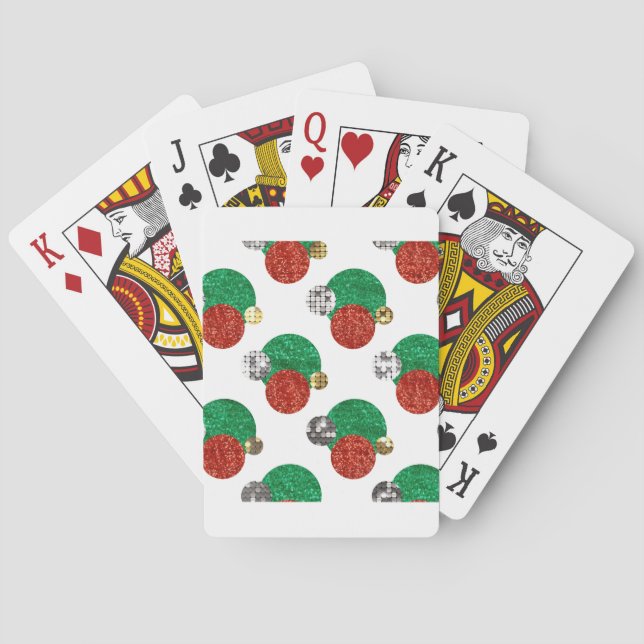 Weihnachtssteine Spielkarten (Rückseite)