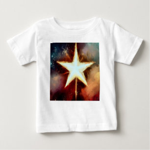 Weihnachtsstern 1 baby t-shirt