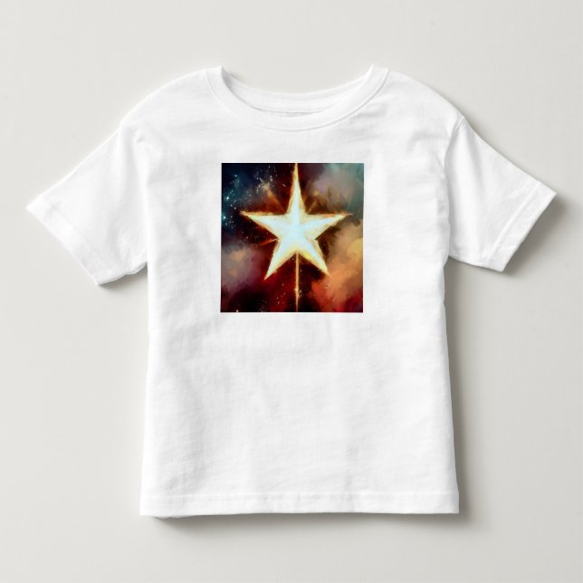 Weihnachtsstern 1 kleinkind t-shirt (Vorderseite)