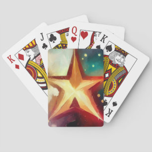 Weihnachtsstern (3) spielkarten