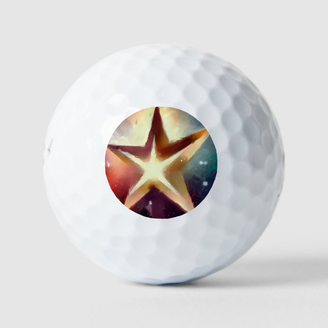 Weihnachtsstern (4) golfball (Vorderseite)