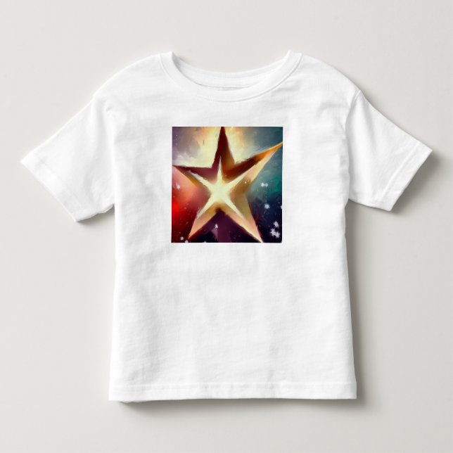 Weihnachtsstern 4 kleinkind t-shirt (Vorderseite)