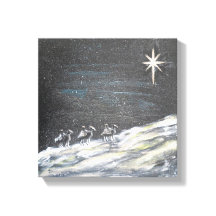 Weihnachtsstern - Canvas Print
