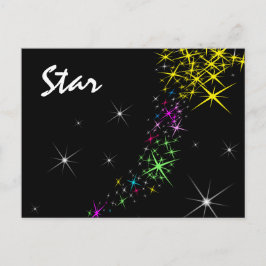 Weihnachtsstern Feiertagspostkarte