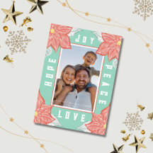 Weihnachtsstern Freude Hoffnung Frieden Liebe Insp