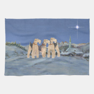 Weihnachtsstern Geschirrtuch