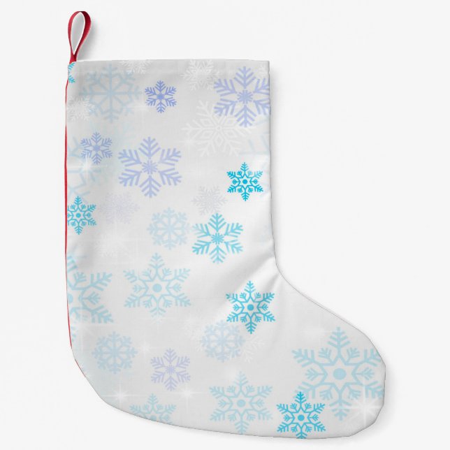 Weihnachtsstern-Hintergrund Kleiner Weihnachtsstrumpf (Vorderseite)