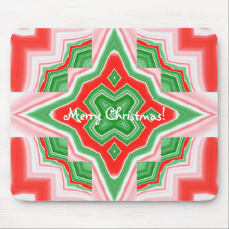 Weihnachtsstern Kaleidoskop Mousepad
