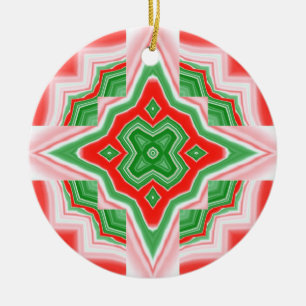 Weihnachtsstern Keramik Ornament