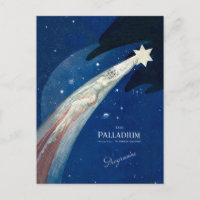 Weihnachtsstern-Postkarte