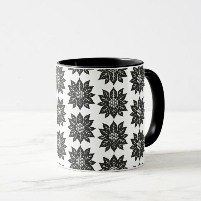 Weihnachtsstern Tasse (VorderseiteRechts)