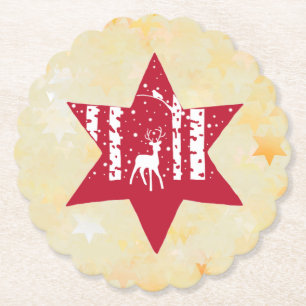 Weihnachtsstern  untersetzer