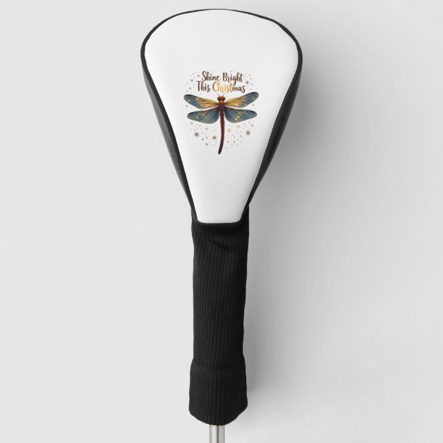 Weihnachtssterndragonfly Golf Headcover (Vorderseite)