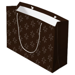 Weihnachtssterne dunkle Schokolade Große Geschenktüte