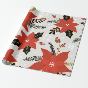 Weihnachtssterne Geschenkpapier