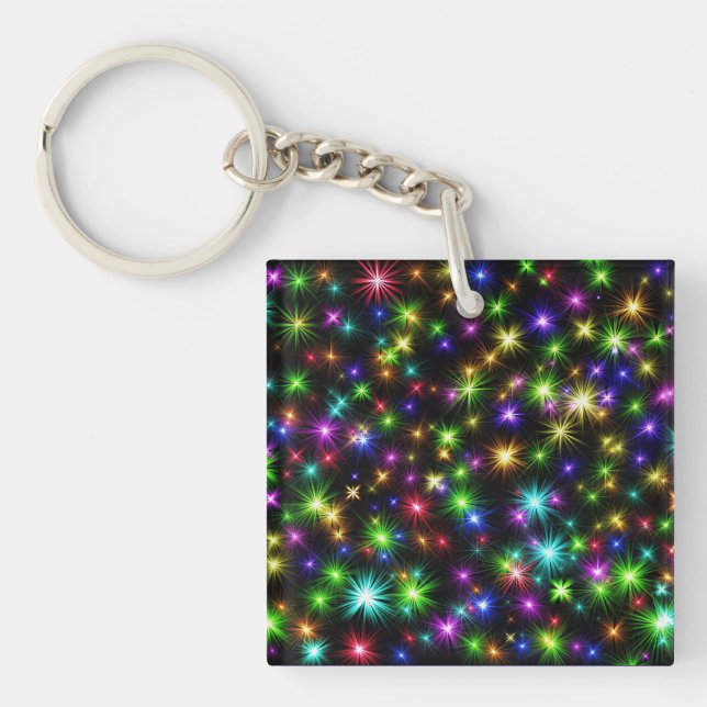 Weihnachtssternis in Multicolor - 57191 Schlüsselanhänger (Vorderseite)