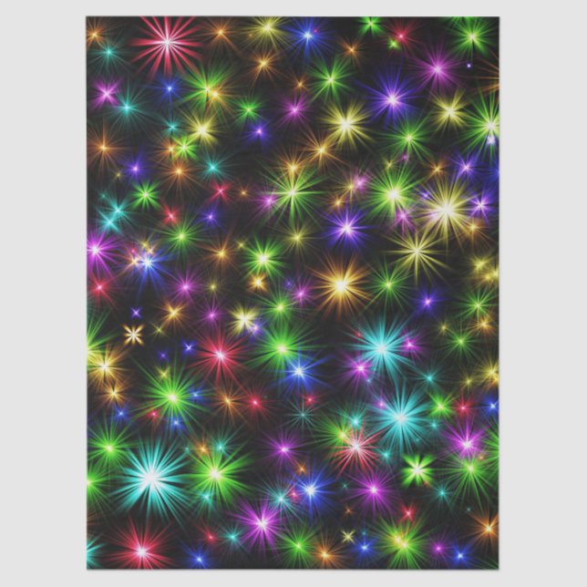 Weihnachtssternis in Multicolor - 57191 Seidenpapier (Vorderseite)
