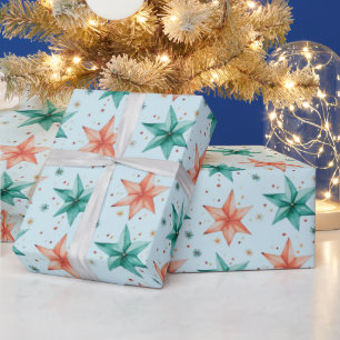 Weihnachtssternschmuck Moderne Weihnachten Geschenkpapier