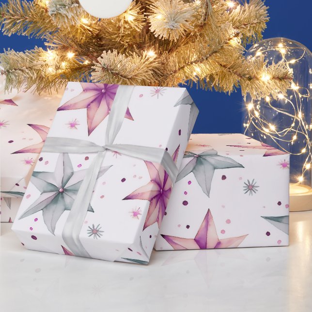 Weihnachtssternschmuck Moderne Weihnachten Geschenkpapier (Feiertage)