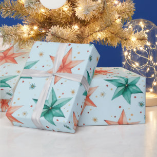 Weihnachtssternschmuck Moderne Weihnachten Geschenkpapier