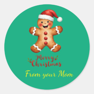 Weihnachtssticker einstellbar runder aufkleber