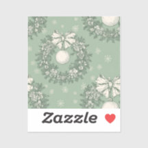 Weihnachtssticker Grün