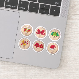 Weihnachtssticker-Set Aufkleber