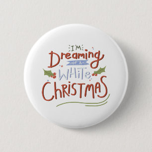 Weihnachtssticker, Typografie-Design Button