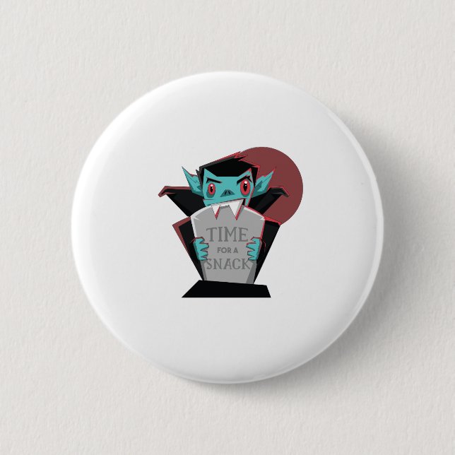 Weihnachtsstift Halloween Vampire Lover Button (Vorderseite)